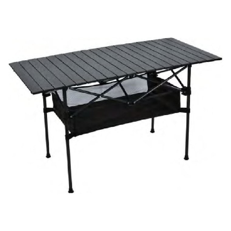 Mesa plegable de aluminio negra ALLT0071
